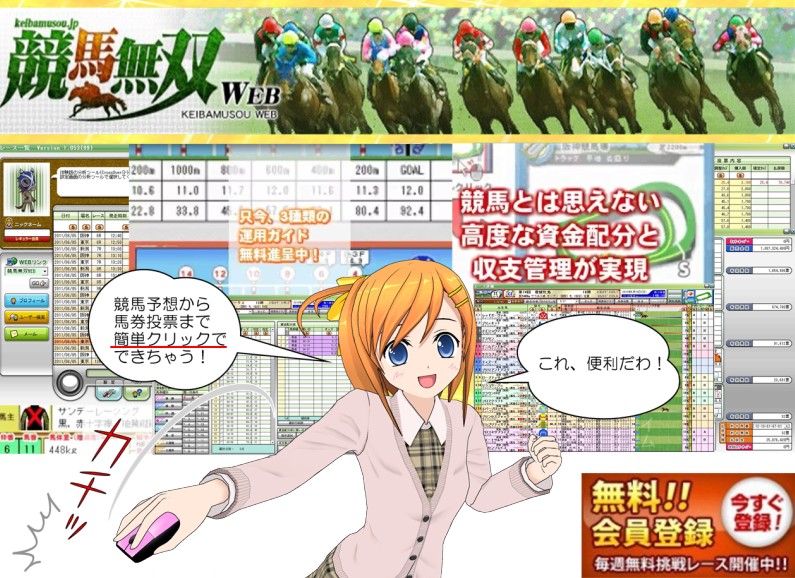 阪神ジュベナイルフィリーズは競馬ソフト『競馬無双(keibamusou)』を使って堅実に稼ぐ投資競馬！